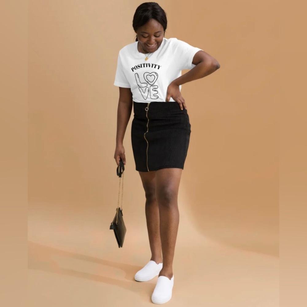 Graphic T-Shirt "Pos-iti-vity" Unisex (Custom For Posh)